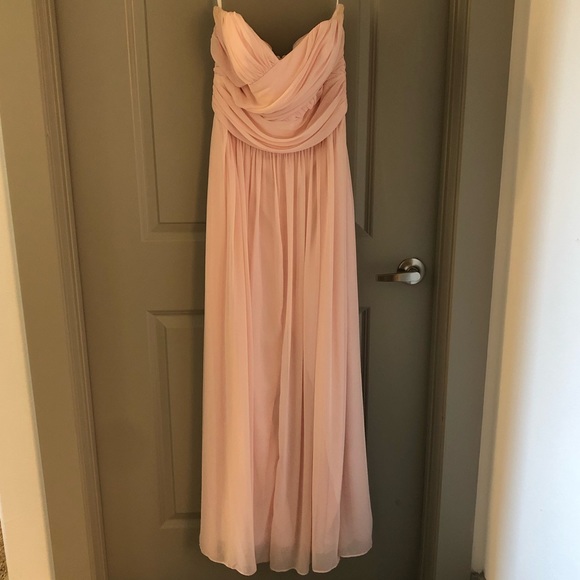 vivian diamond bridesmaid dresses Vivian Satin Pleated Dress main image 0